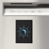 Türkis Sonne Magnet (In Situ (Geschirrspüler))
