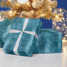 Türkis Sparkle Geschenkpapier