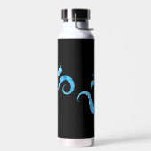 Türkis Sparkle Om Trinkflasche (Links)