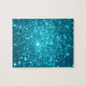 Türkis Sparkle Puzzle (Horizontal)