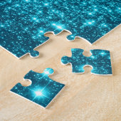 Türkis Sparkle Puzzle (Seite)