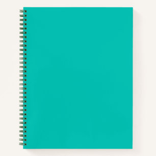 Türkis-Spiral-Notebook Notizblock