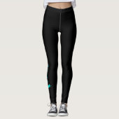 TÜRKIS-SPORTTAUCHER-ILLUSTRATION LEGGINGS (Vorderseite)