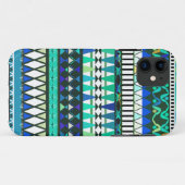 Türkis-Stammes- Muster iPhone 5 Case-Mate Cas Hülle (Rückseite (Horizontal))