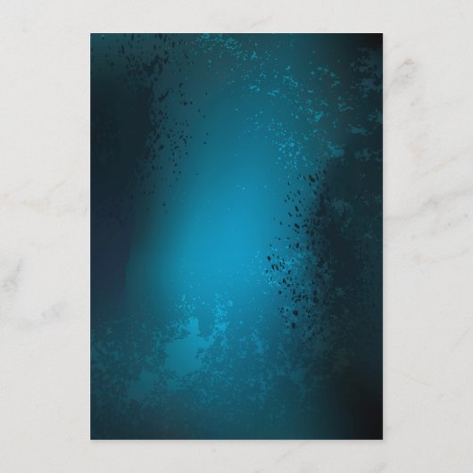 Türkis-Steampunkirche Hintergrund mit Gears Hinweiskarte (Rückseite)