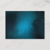 Türkis-Steampunkirche Hintergrund mit Gears Rabattkarte (Rückseite)