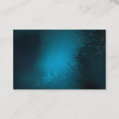 Türkis-Steampunkirche Hintergrund mit Gears Terminkarte (Rückseite)