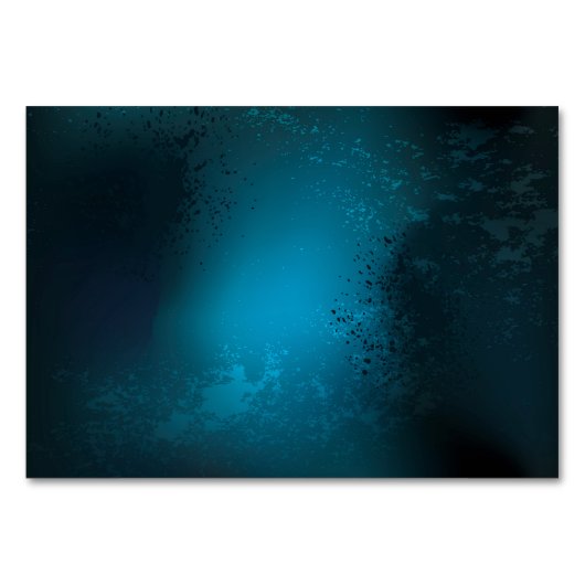 Türkis-Steampunkirche Hintergrund mit Gears Tischnummer (Rückseite)