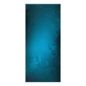 Türkis-Steampunkirche Hintergrund mit Gears Werbekarte (Hinten)