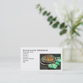 Türkis-Steinohrring-Visitenkarte Visitenkarte (Stehend Vorderseite)