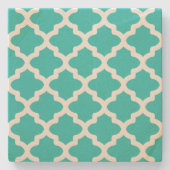 Türkis Stone Drink Untersetzer Geschenk (Vorderseite)