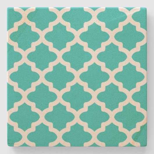 Türkis Stone Drink Untersetzer Geschenk (Vorderseite)