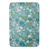 Türkis Stones Bath Mat Badematte (Vorderseite Vertikal)