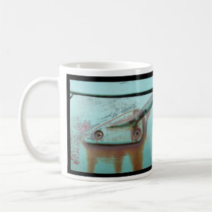 Türkis-Tasse, Vintages Auto, Mann-Höhle Kaffeetasse