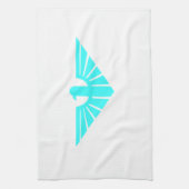 Türkis Thunderbird Küchentuch (Vertikal)