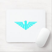 Türkis Thunderbird Mousepad (Mit Mouse)
