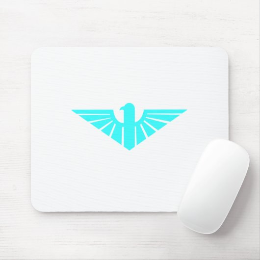Türkis Thunderbird Mousepad (Mit Mouse)