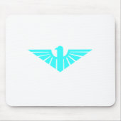 Türkis Thunderbird Mousepad (Vorne)