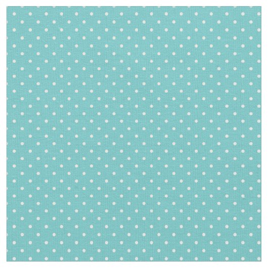 Türkis Tiny Dots Stoff (Nahaufnahme)