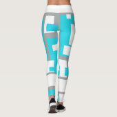 Türkis Tranquility Funky Leggings (Rückseite)