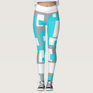 Türkis Tranquility Funky Leggings