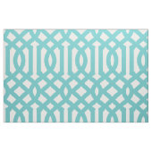 Türkis Trellis Große Skala Stoff (Fat Quarter (45,7 x 55,9 cm))