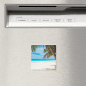 Türkis-tropischer Strand Magnet (In Situ (Geschirrspüler))