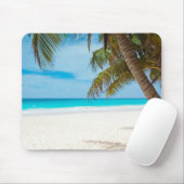 Türkis-tropischer Strand Mousepad (Mit Mouse)