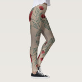 Türkis und Barn Rot Leggings (Rechts)