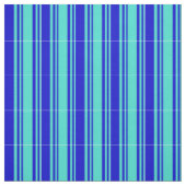 Türkis und blaues Streifenmuster Stoff (Muster)