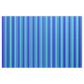 Türkis und blaues Streifenmuster Stoff (Fat Quarter (45,7 x 55,9 cm))