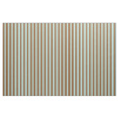 Türkis- und braune Streifen Stoff (Yard (91,4 cm))
