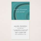 Türkis und Gold Agate (Vorne & Hinten)