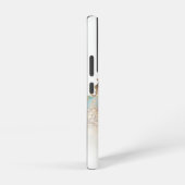 Türkis und Gold Alkohol Tinte Samsung Galaxy Cas Hülle (Rechte Seite)