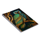 Türkis und Gold Notizblock (Rechte Seite)