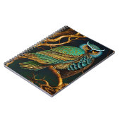 Türkis und Gold Notizblock (Linke Seite)