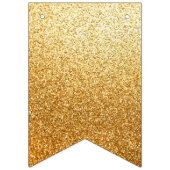 Türkis und Gold Quinceñera Bunting Wimpelkette (Dritte Fahne)