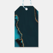 Türkis- und Goldfräßchen Geschenkanhänger (Rückseite)