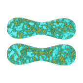 Türkis- und Goldmuster Baseball (Paneele)