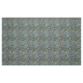 Türkis- und Goldmuster Stoff (Fat Quarter (45,7 x 55,9 cm))
