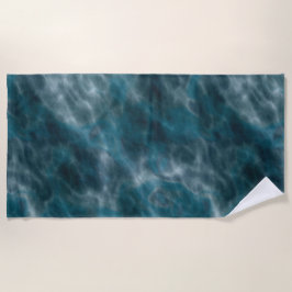 Türkis und graues Wasser Strandtuch
