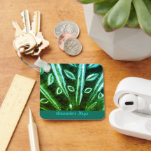 Türkis und grün Schlüsselanhänger