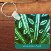 Türkis und grün Schlüsselanhänger (Vorderseite)