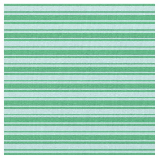 Türkis und grüne Streifen Stoff (Nahaufnahme)