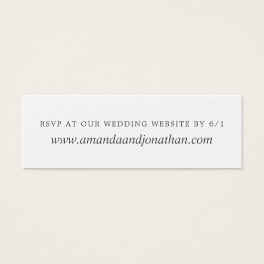 Türkis- und Korallenwasser-Blumenhochzeit RSVP (Vorderseite)