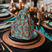 Türkis und Kupfer Geschenkschachtel