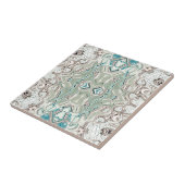 Türkis- und Kupfermischungen Fliese (Seite)