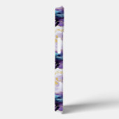 Türkis und Lila Marmor Case-Mate iPhone Hülle (Rückseite / Rechts)