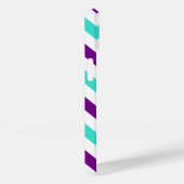 Türkis und Lila Zigzag Case-Mate iPhone Hülle (Rückseite / Rechts)