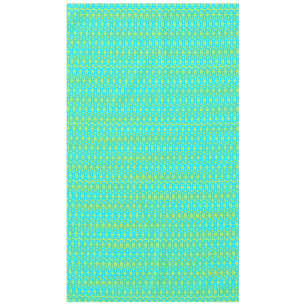 Türkis und Limettengrün geometrisches Muster Tischdecke